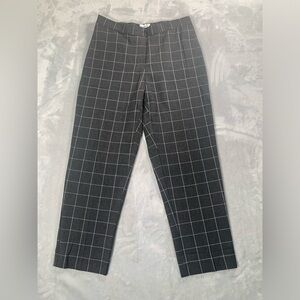 Classic Gray Checkered Men's Dress Pants